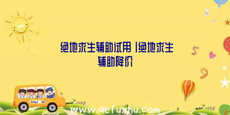 「绝地求生辅助试用」|绝地求生辅助降价